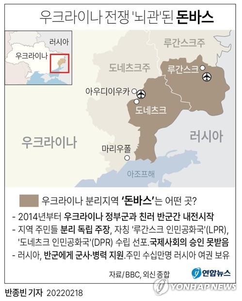 러 외무 "돈바스 발포 증가 크게 우려"…정부군·반군 교전 지속