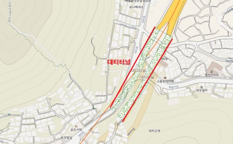 부산 제1만덕터널·대티터널 23∼25일 야간교통통제…"조명공사"