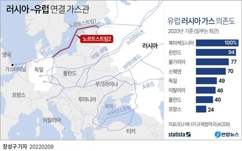 [우크라 일촉즉발] 푸틴 "국제시장 러시아 가스공급엔 차질없을 것"