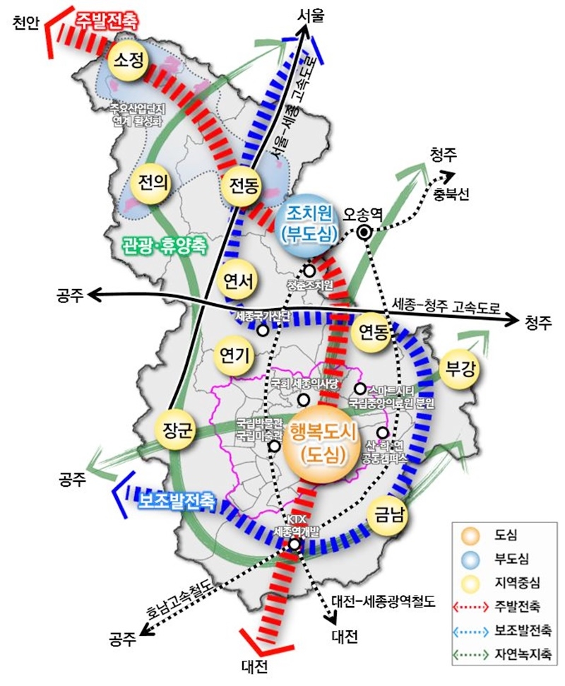 2040년까지 세종시 읍·면에 아파트 10만가구 추가 공급