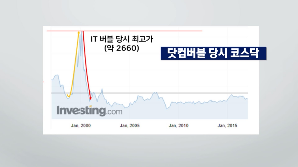 버블 붕괴 vs 성장주 '옥석가리기' [차트로 보는 증시]