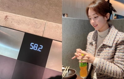 '선우은숙 며느리' 최선정, 한 달 반 만에 14kg 감량…72kg→58kg 몸무게 인증 [TEN★]