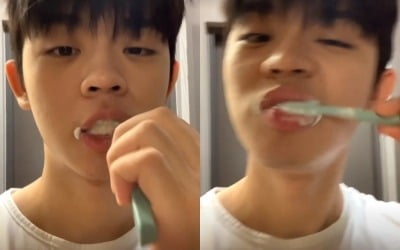 '김구라 아들' 그리, 분노의 양치질…차인표인줄 [TEN★]