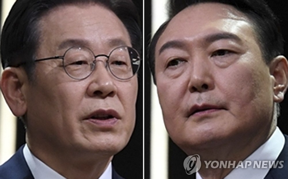 KSOI "李 43.7% 尹 42.2%, 오차범위내 박빙…安 5.8%"