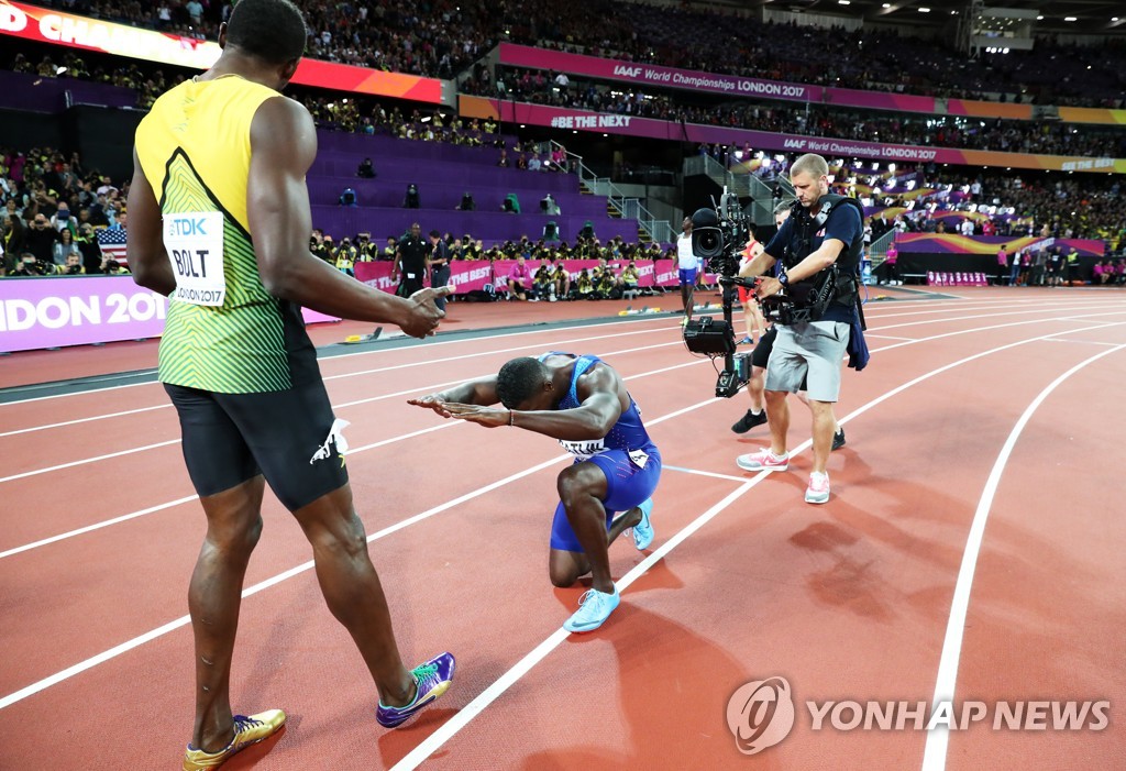 '영욕의 스프린터' 개틀린 은퇴…"상처받을 때도 트랙을 사랑"