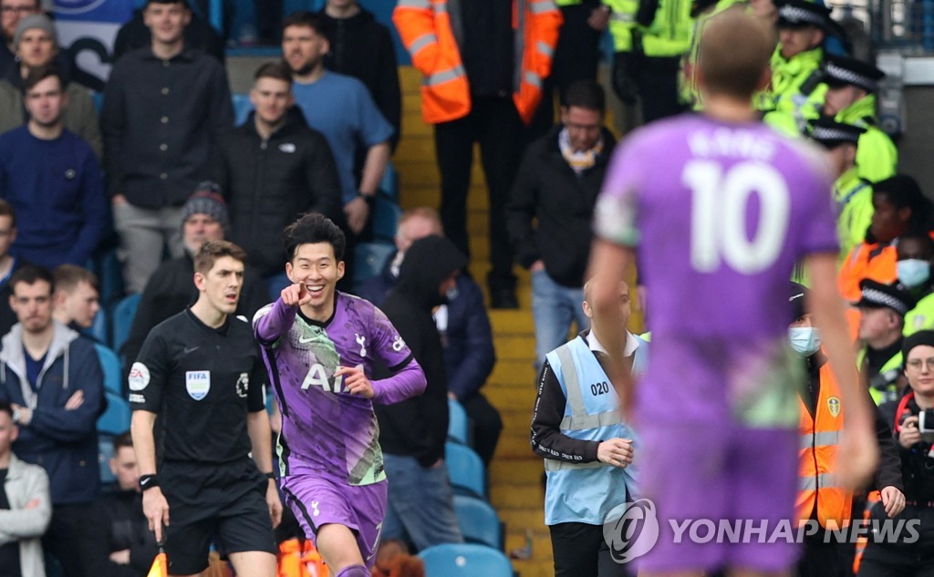 쏘니 넣고 케인 돕고 37골 합작 신기록…토트넘, 리즈 4-0 완파(종합)