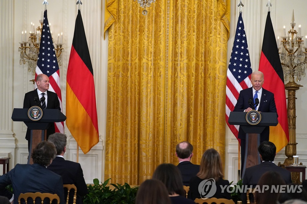 [2보] 미독 정상 "러 우크라 침공시 혹독한 후과 치르도록 강력 제재"