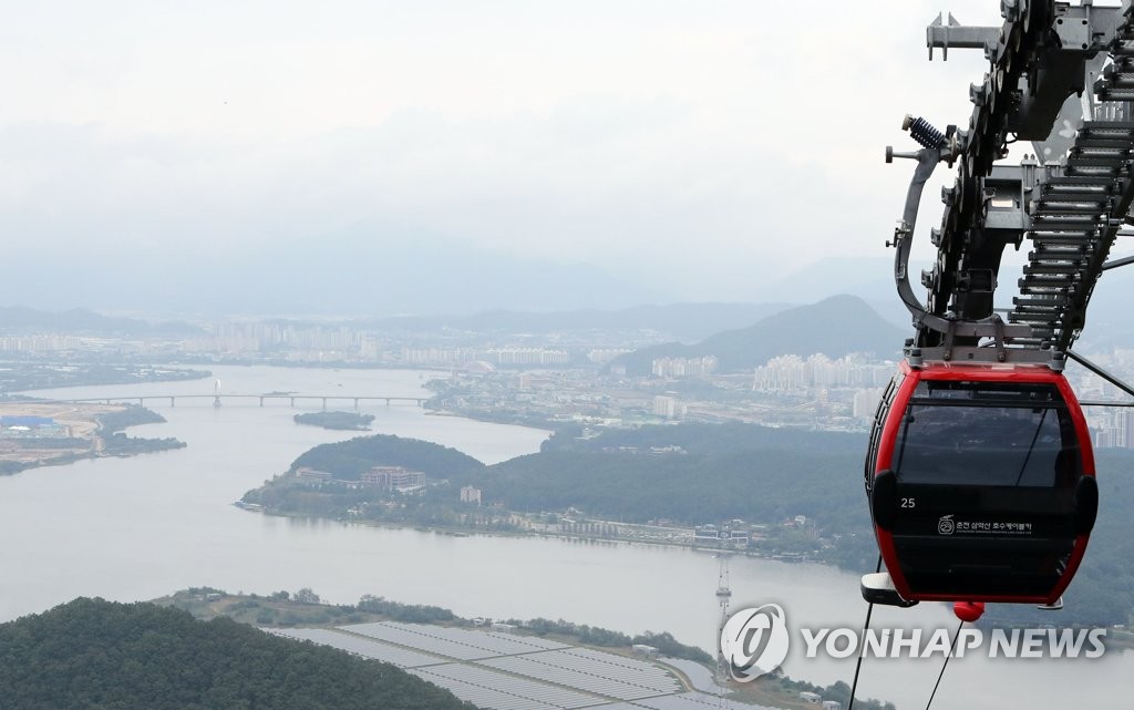 춘천 삼악산케이블카 관광객 '주춤'…탐방로 등 볼거리 확충