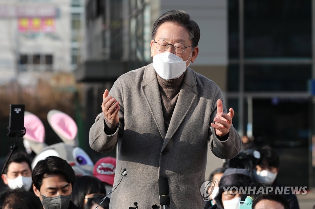 이재명, 12일 마지막 매타버스 출발…충청·제주서 바람몰이(종합)