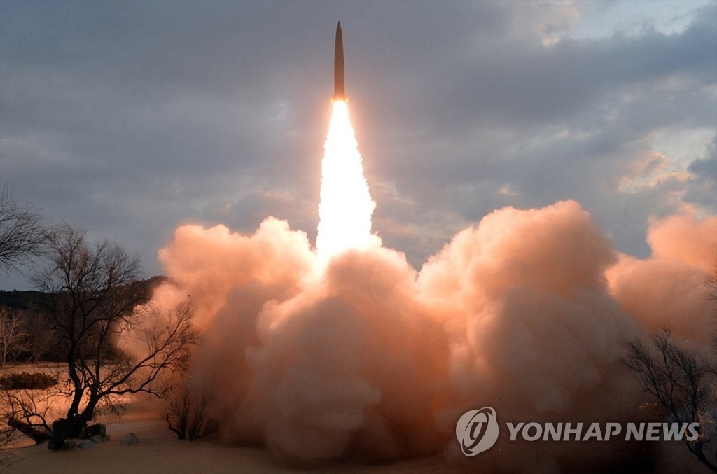 북, 대선 열흘 앞두고 도발 재개…우크라 사태속 '대미 압박'