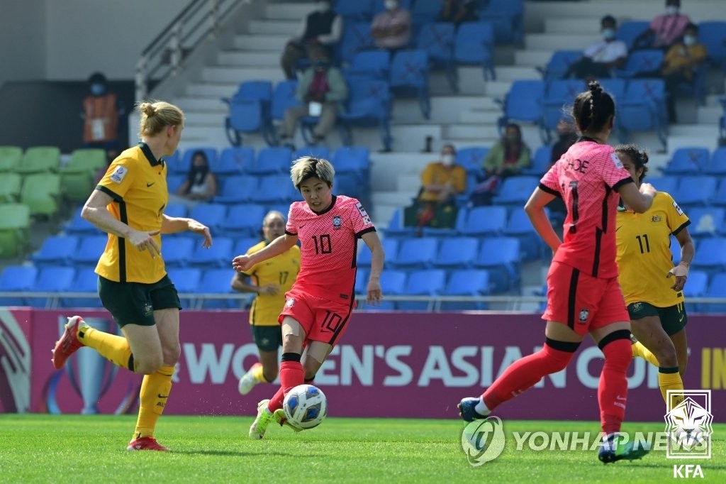 여자축구 새 역사, 이젠 아시안컵 우승이다…6일 중국과 결승전