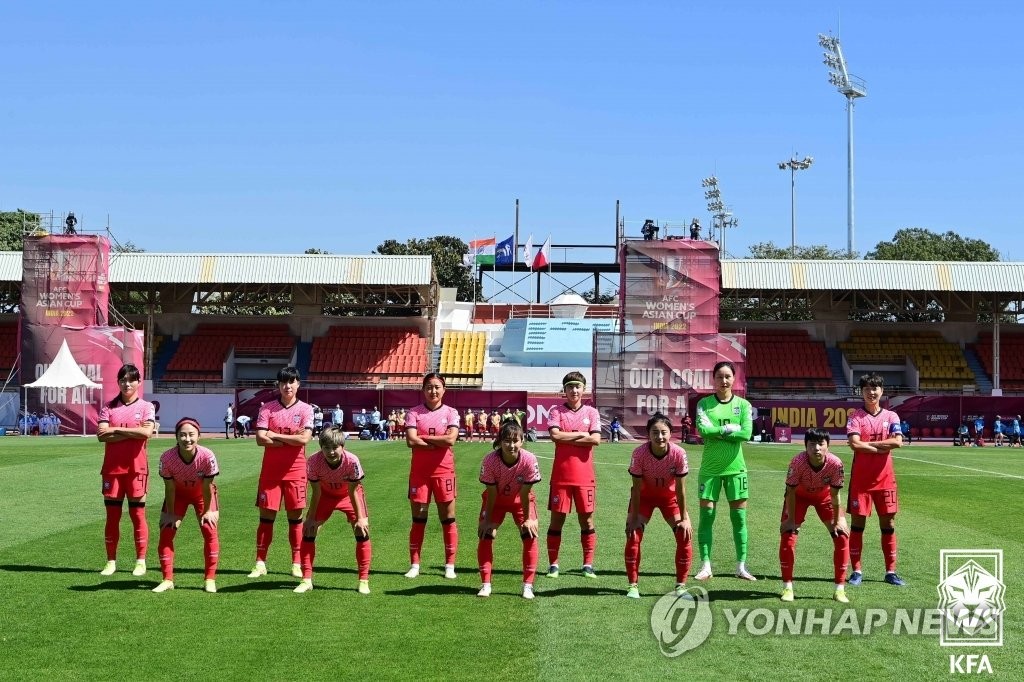 한국 여자축구, 사상 첫 아시안컵 결승 진출…필리핀에 2-0 완승(종합)