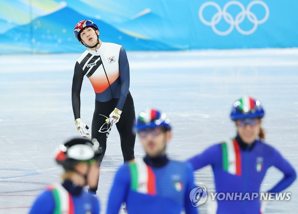 [올림픽] '충격의 혼성계주 예선 탈락' 쇼트트랙…냉담했던 믹스트존