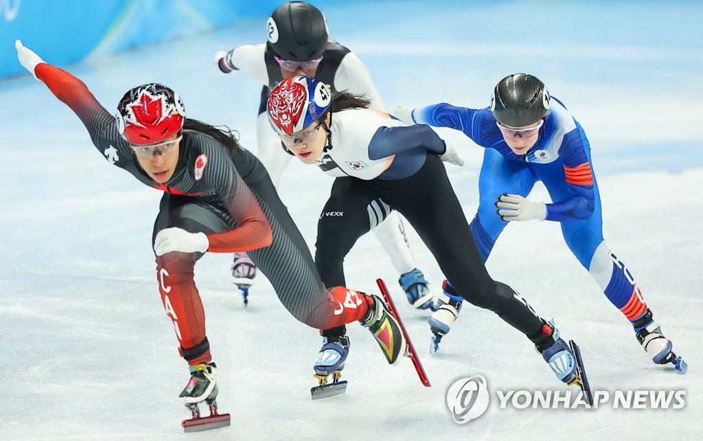 -올림픽- 쇼트트랙 이유빈, 여자 1,000ｍ 조1위로 준결승 진출