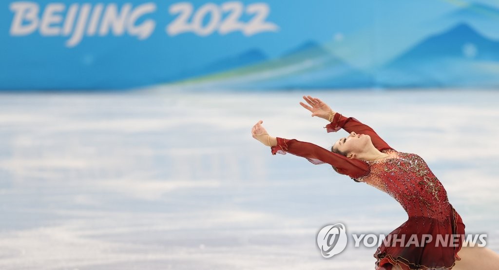 -올림픽- 피겨 유영 6위·김예림 9위 '역대 첫 동반 톱10'…발리예바 4위(종합2보)