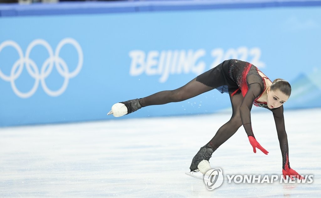 -올림픽- 피겨 유영 6위·김예림 9위 '역대 첫 동반 톱10'…발리예바 4위(종합2보)