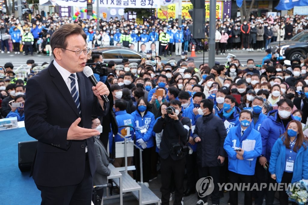 李 "선거때 누구 포기압박 안돼…엘시티 잘했나 대장동 잘했나"(종합)