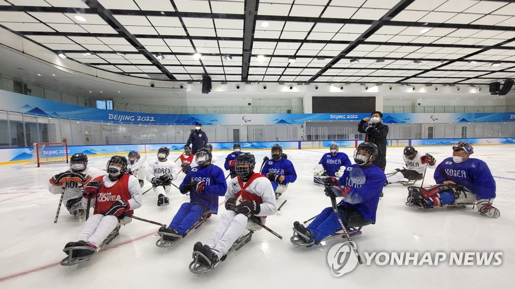 패럴림픽 개막 D-4…한국 선수단 베이징서 적응 훈련 박차