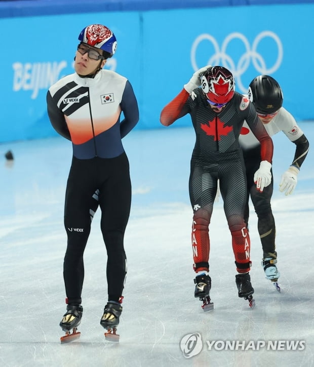 [올림픽] 쇼트트랙 황대헌·이준서·박장혁, 1,500ｍ 준결승 진출