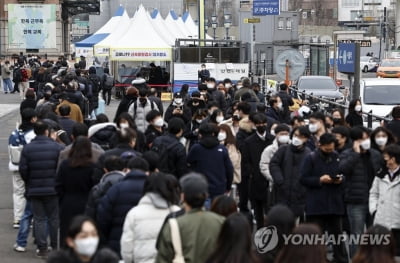 오후 6시까지 4만8천635명 확진…5만명 육박하며 동시간 최다