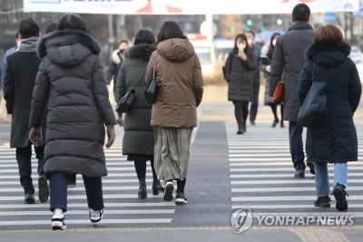 대전·세종·충남 구름 많고 일부 눈…대기 건조