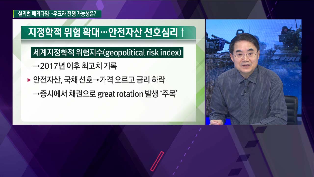 설리번 패러다임! 우크라이나 전쟁 발생하나? 지정학적 위험, 증시의 호재 or 악재?[한상춘의 지금세계는]