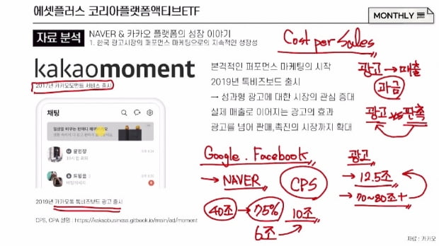 '코리아플랫폼액티브ETF-1월자 월간운용리포트' 영상 화면.