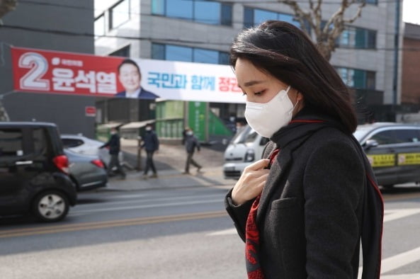 윤석열 대통령 당선인의 부인 김건희 여사. /연합뉴스