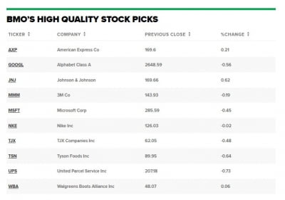  "변동성 심할땐 고품질주로 대응하라"…BMO, 알파벳·MS에 관심