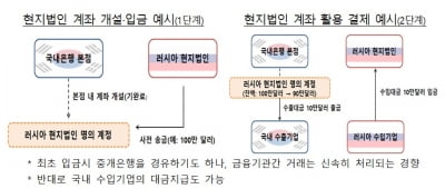 금융당국 "러시아 대금결제, 우리·하나은행 현지법인 활용"