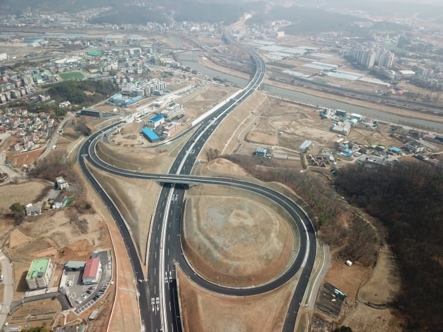 화성~광주고속도로 현장 전경. 사진=금호건설