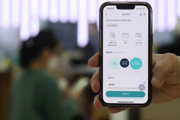 '최고 연 10% 안팎 금리 효과' 청년희망적금 출시/ 사진=연합뉴스
