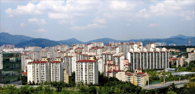 아파트가 노후화되면서 재건축과 리모델링 추진이 잇따르고 있는 경기 성남 분당신도시 아파트.  한경DB 