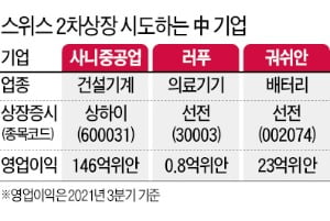 '美증시 퇴출' 리스크에 사니重·러푸·궈쉬안 등 中기업, 스위스로 간다