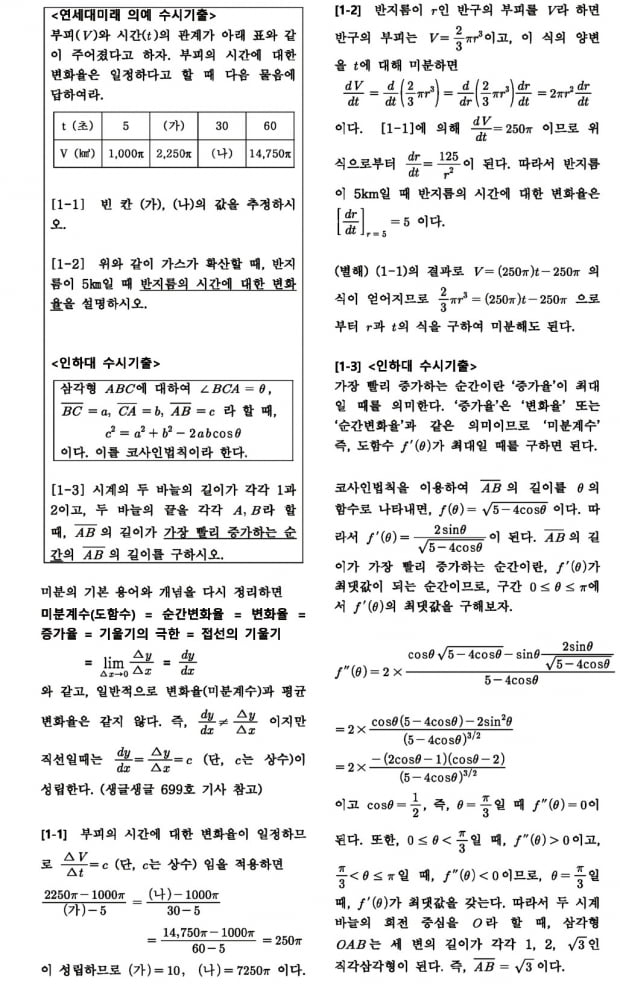 [2023학년도 논술길잡이] 수리논술 해결의 시작은 용어의 '수학적 정의'부터