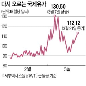 EU, 러 원유 수입금지 검토…국제유가, 110달러 재돌파