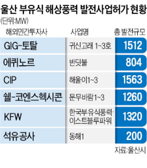 "울산, 부유식 해상풍력 발전사업 특화…친환경 에너지 도시로"