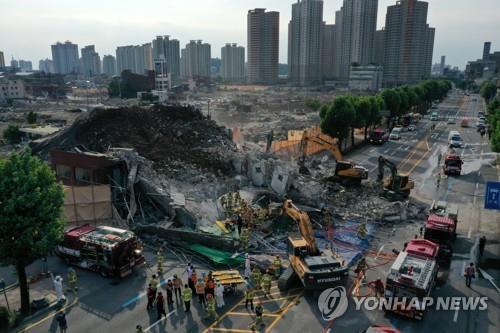 학동참사 재개발조합, 현산 등록말소 가능성에 "시공사 재검토"