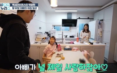 [종합] 박광현, 미모의 아내+딸 공개…'♥' 넘치는 2층집 러브하우스 ('백세누리쇼')