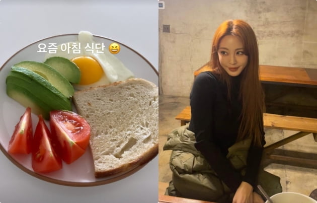 한예슬, 아침 식단 공개…이렇게 먹으니 40kg대 유지하지 [TEN★]