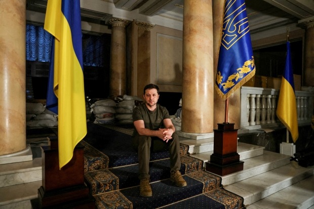 Ukrainian President Volodymyr Zelinsky.  photo = REUTERS