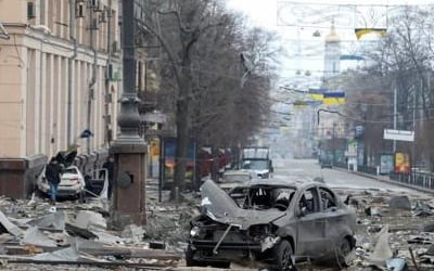 러군 침공 엿새째 동부 하리코프·수도 키예프 집중 타격