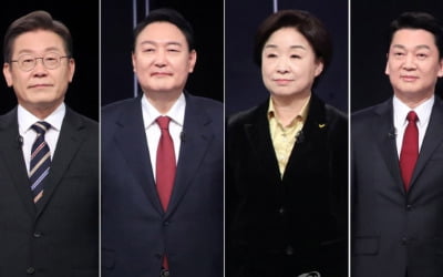 단일화 전 4자 구도 "이재명 38% 윤석열 39%…안철수 12%"