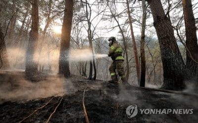 [동해안 산불] 신고 접수후 헬기 출동까지 52분…'골든 타임' 넘겨