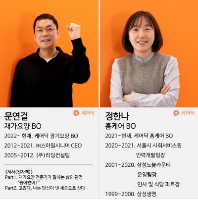 케어닥, 홈케어 강화 위해 문연걸·정한나 BO 영입