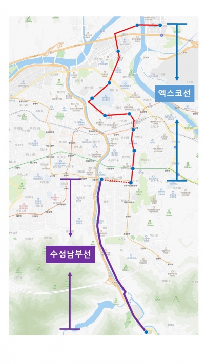 홍준표 의원(대구시장 예비후보), 대구 수성남부선 추진 발표