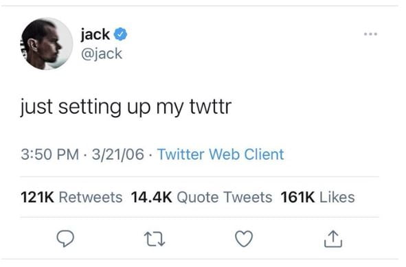 290만달러에 거래된 잭 도시 트위터 공동창업자의 첫 트윗