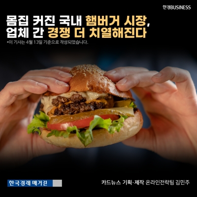 [영상뉴스]몸집 커진 국내 햄버거 시장, 업체 간 경쟁 더 치열해진다