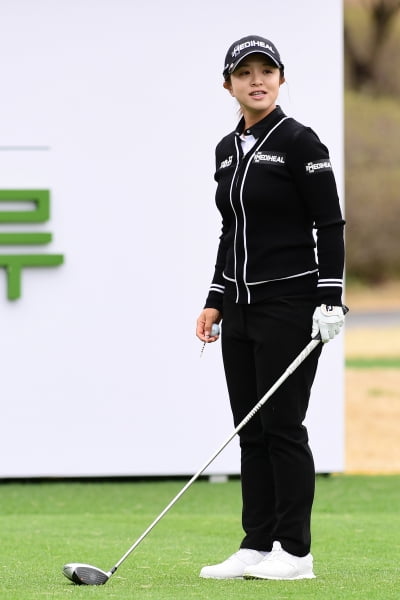[포토] 김세영, '밝은 미소로 대회 출전'