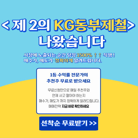 "제2의 KG동부제철" 나왔습니다.